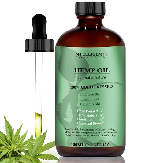 Hemp Seed Oil 100ml 100 Cold Pressed Unrefined Organic Pure Etsy