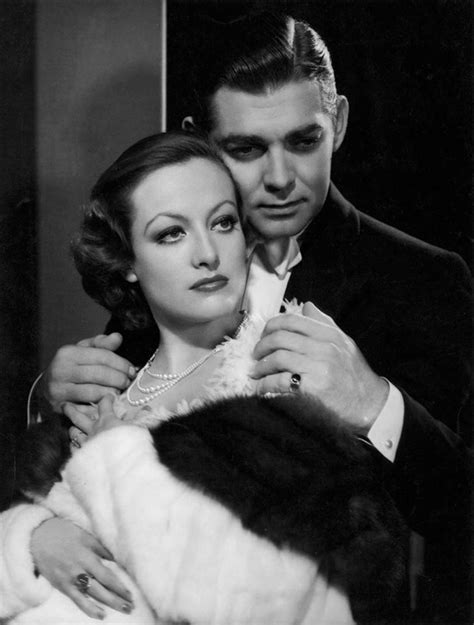 Joan And Clark Gable In A Publicity Still For Possessed 1931 Joan