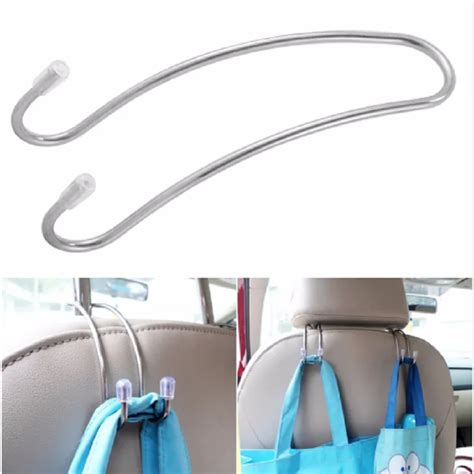 Sikeo Multi Functional Car Seat Hook Auto Headrest Hanger Bag Holder Clips For Car Bag Purse