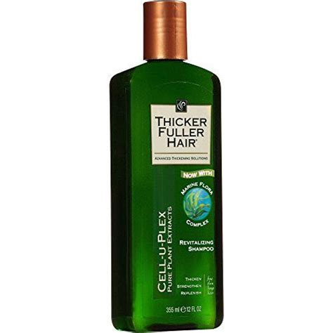 Thicker Fuller Hair Shampoo Revitalizing 12 Ounce 355ml Pack Of 3