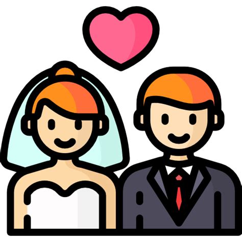 Wedding Couple Free People Icons