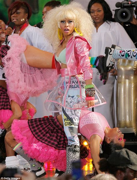 Nicki Minaj Wardrobe Malfunction On Good Morning America