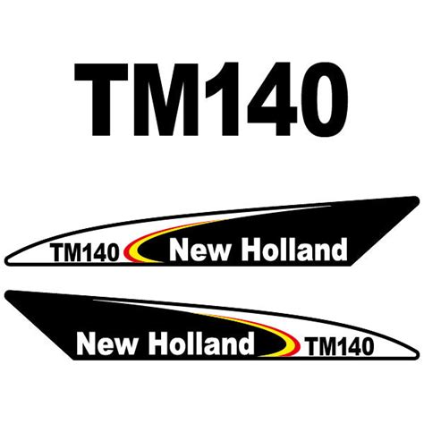 New Holland Tm140 2003 Tractor Decal Aufkleber Adesivo Sticker Set