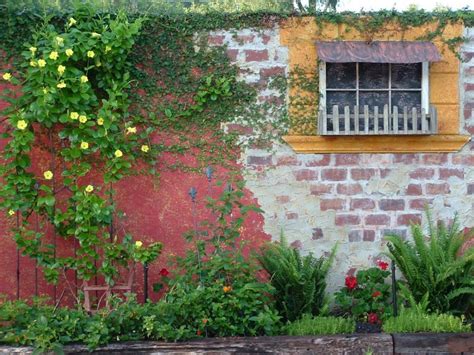 Brick Wall Garden Designs Decorating Ideas Design