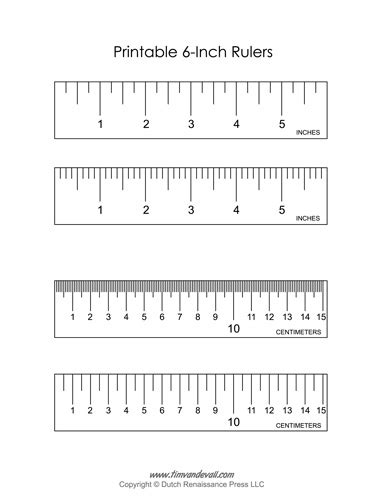 Printable 6 Inch Ruler Actual Size Ruler 6 Inch By 4 With Cm