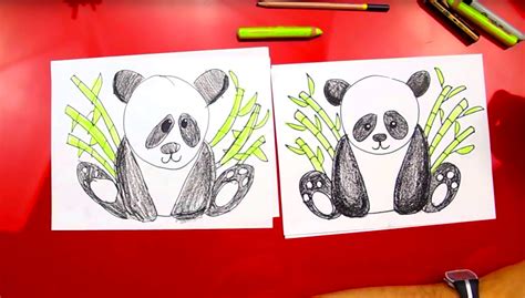 How To Draw A Panda Art For Kids Hub