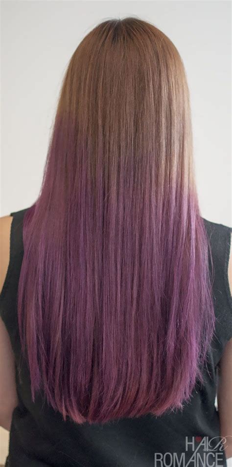 Hair Trends Purple Ombre Hair And Plaits Hair Romance Purple