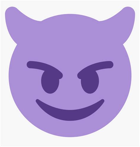 Smiling Imp Png Download Devil Emoji Discord Transparent Png Kindpng