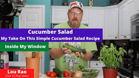 Cucumber Salad Recipe Youtube