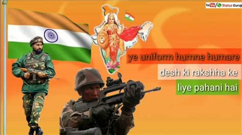 Hindi status shayari | हिन्दी स्टेटस शायरी दिल को छू लेने वाली….! Indian Army Proud status desh bhakti status in hindi for ...