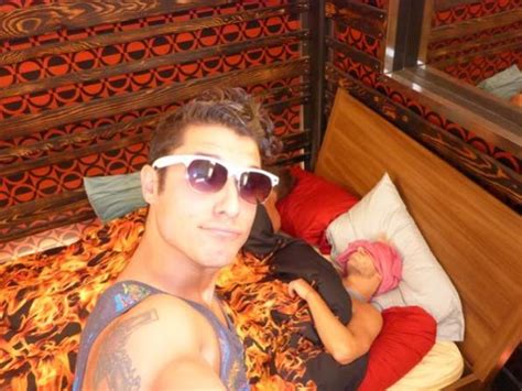 Cody Takes A Selfie With A Sleepy Frankie Big Brother House Brother Photos Big Brother