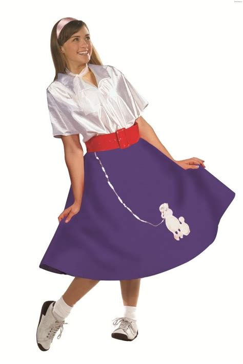 1950s 50s Woman Poodle Skirt Scarf Adult Sock Hop Diva Costumes Plus Size 86038 Ebay