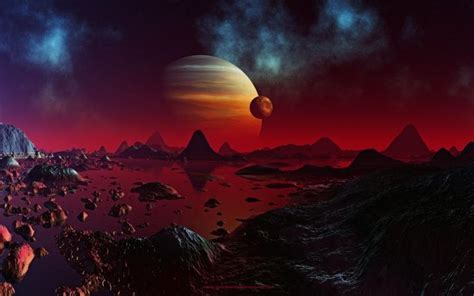 48 Wallpaper Science Fiction Planet Landscape On Wallpapersafari