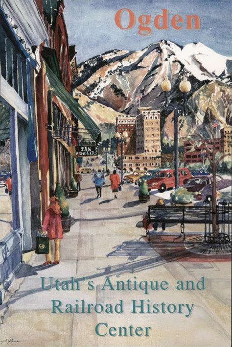 Ogden Utahs Antique And Railroad History Center Rack Cards Postcard