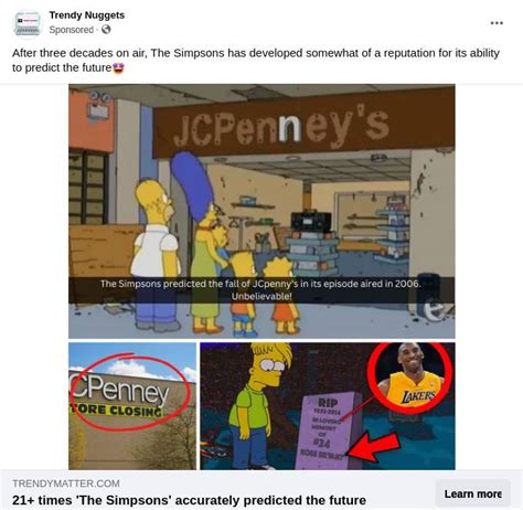 Times When Simpsons Precisely Predicted The Future The Simpsons Hot