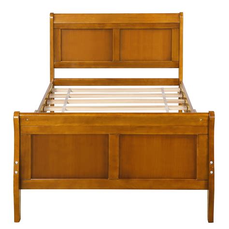 Buy Clearancetwin Platform Bed Frame Wood Bed Frame With Headboard