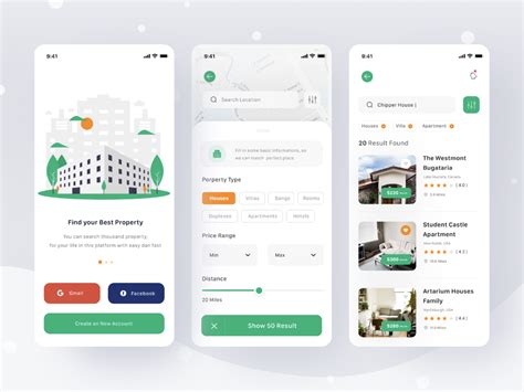 Property App App Apartment Finder App App Design