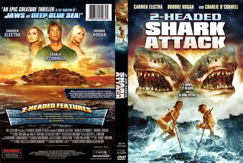 Shark bites…shark rips, shark eats between its 2 heads, and tosses the bodies back and forth. 2-Headed Shark Attack - Movie DVD Scanned Covers - 2 ...