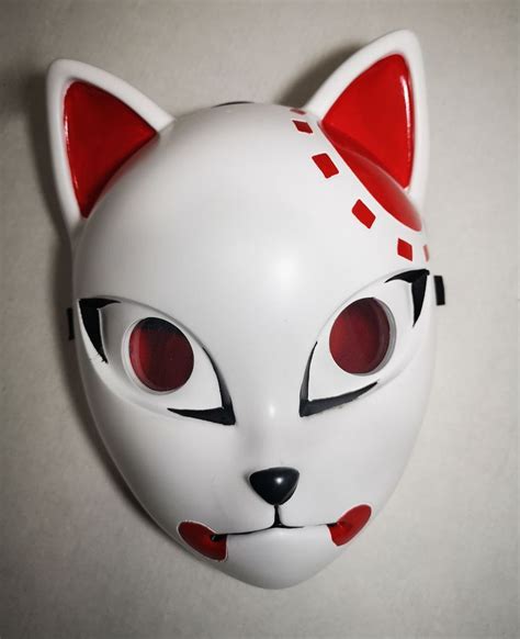 Mascara Anime Japanese Fox Mask Kitsune Mask Mask Drawing Steampunk