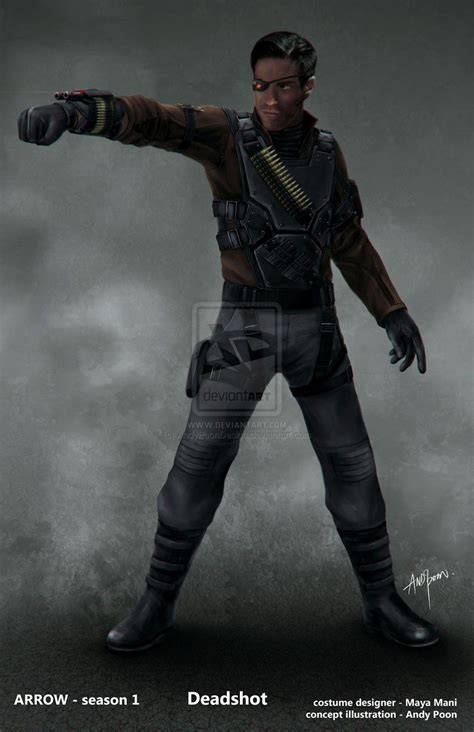 Cw Arrow Concept Art Featuring Huntress Deathstroke Dark Arrow