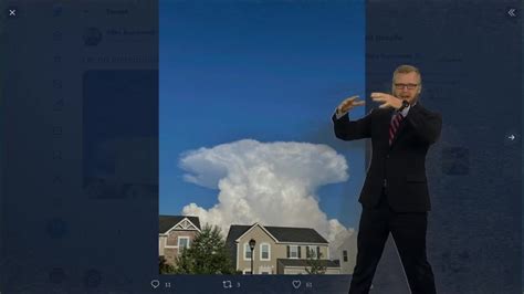 Strange Anvil Top Cloud Formation Was Just A Distant Thunderstorm