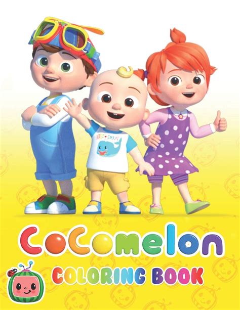 Buy Cocomelon Coloring Book Shapes Coloring Pages 123 Coloring Pages