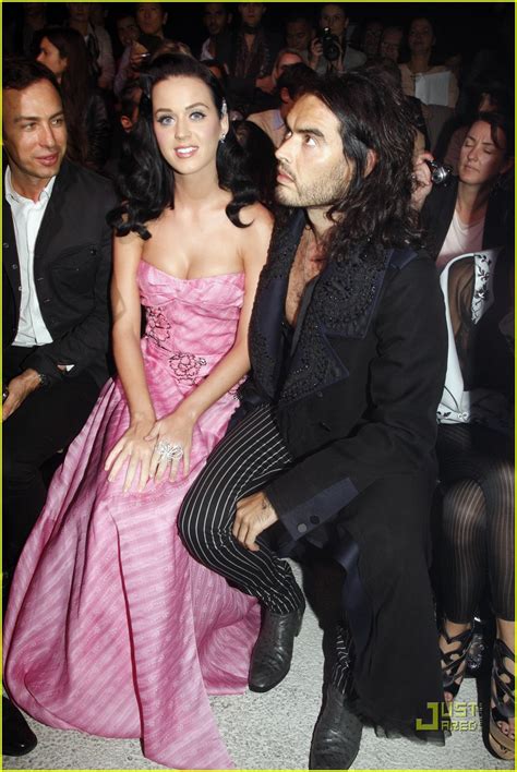 Katy Perry And Russell Brand Couple Up At John Galliano Photo 2272301 Katy Perry Russell Brand