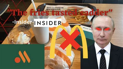 Fake McDonalds In Russia Is A SHAME YouTube