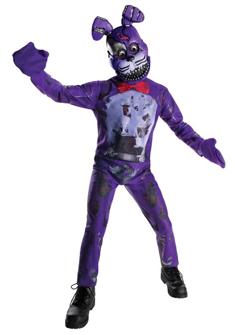Five Nights At Freddys Nightmare Bonnie Costume For Kids