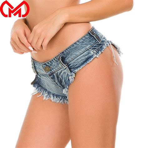 Fashion Sexy Denim Tassel Low Rise Waist Hot Short Jeans Shorts Vintage