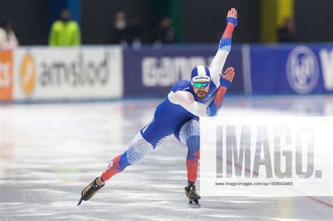 Isu Speed Skating Eisschnelllauf World Cup Artem Arefyev Rus During