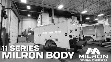 11 Foot All Aluminum Milron Crane Body Built For Work Truck West