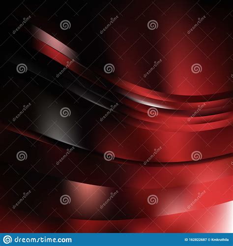 Abstract Cool Red Background Design Stock Vector Illustration Of