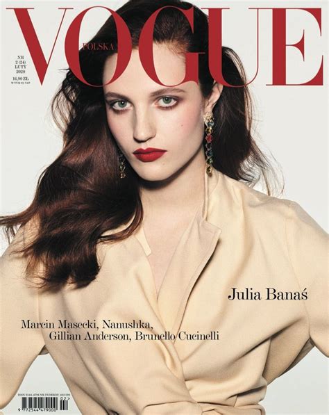 Julia Banas Dazzles In Sleek Styles For Vogue Poland Sleek Fashion