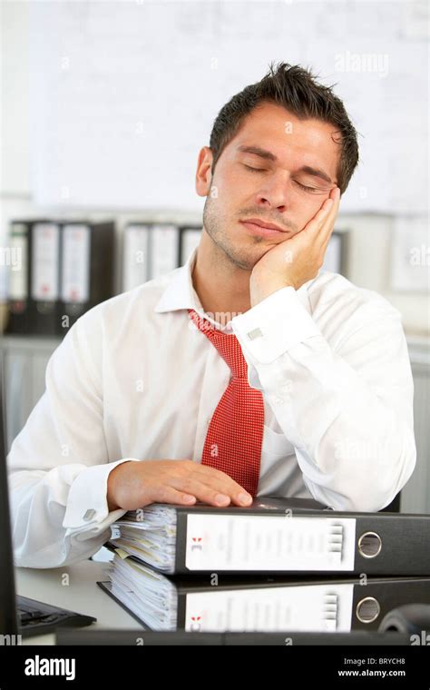 Man In Office Feeling Dull Hi Res Stock Photography And Images Alamy