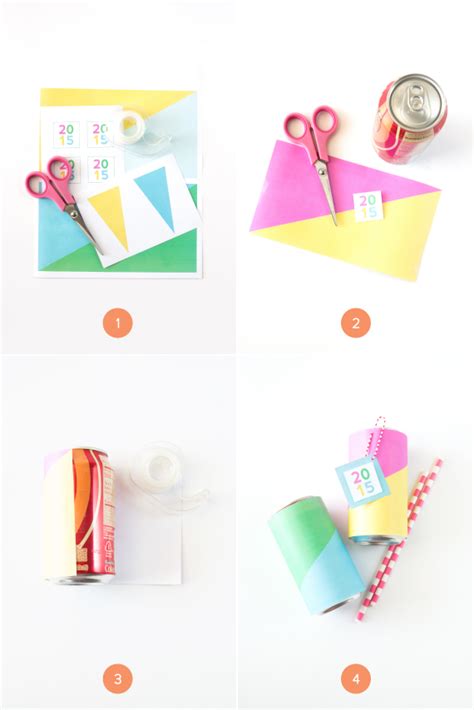 Diy Printable Soda Can Wrappers Julep