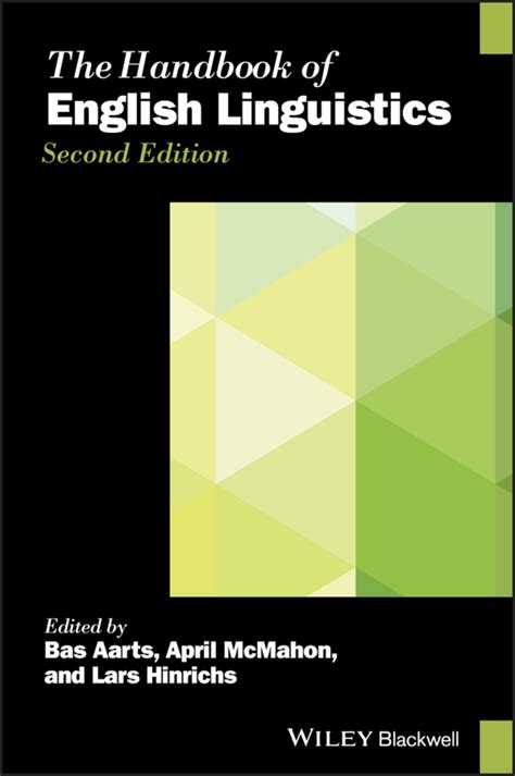 The Handbook Of English Linguistics Read Online At Litres