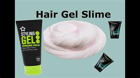 How To Make Slime With Hair Gel And Salt Slime With Hair Gel