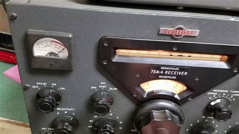 Collins 75a 4 Receiver Youtube