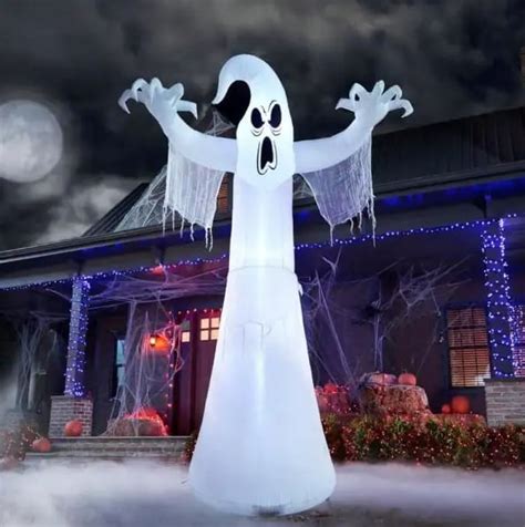 For The Yard Home Depot 9 Foot Haunting Ghost Halloween Inflatable