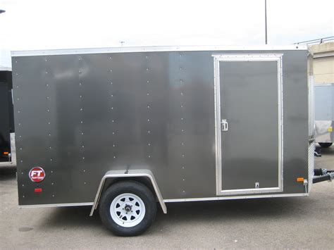 Enclosed Trailer Wells Cargo 6 X 12 V Nose Grey Quote Number7854