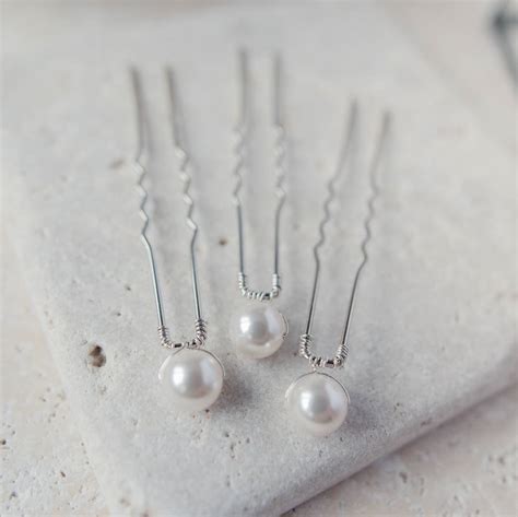 Pearl Hair Pins By Melissa Morgan Designs