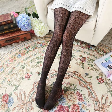 ladies women flower floral lace hollow ventilate pantyhose tights 7 color tights tight