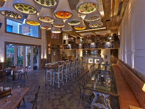 Pay attention to the color of the vessels. 15 Best Cafe, Bar & Restaurant Interior Designs | AD India