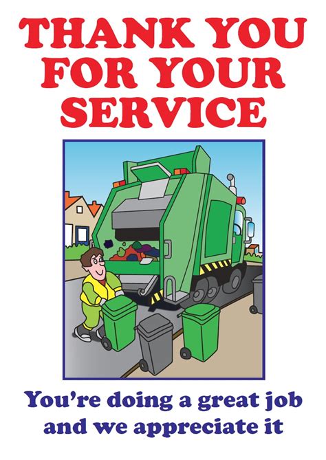 Customize this health poster template. Poster for your rubbish bin to say thank you to our refuse ...