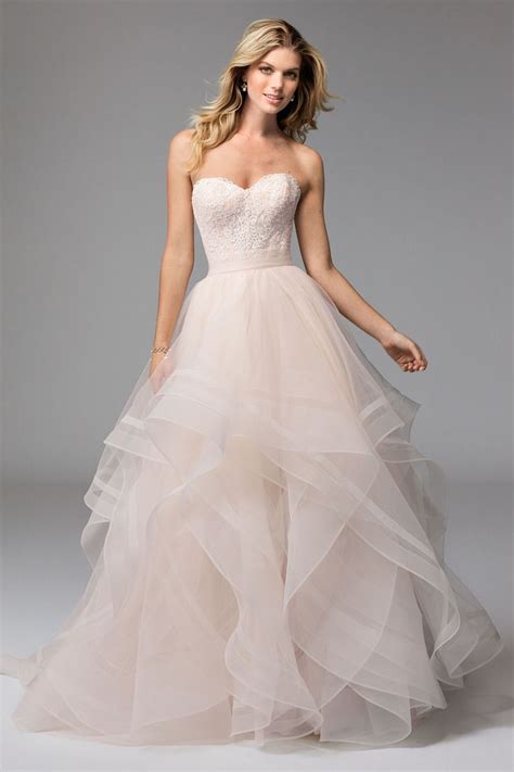 Watterswtoo Wtoo Style 17118 Lula Corset And Effie Skirt Blush Bridal