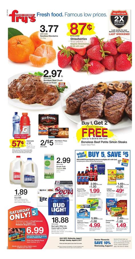 Use this store locator to find your local grocery store. Fry's Weekly Ad August 2 - 8 2017 - WeeklyAds2