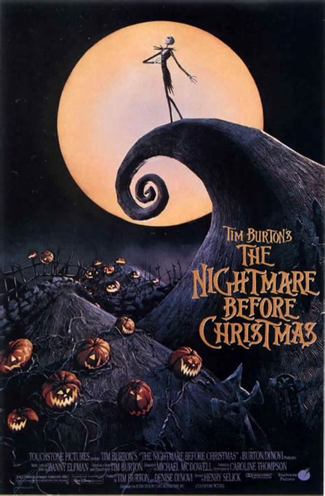 The Nightmare Before Christmas Animated Movie Posters