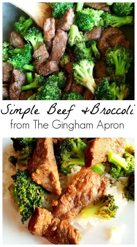Broccoli seems to be one of those foods that we all want to feed to our kids, but healthy broccoli recipes for kids. Simple Beef and Broccoli | Recipe (With images) | Asian recipes, Quick side dishes, Food dishes