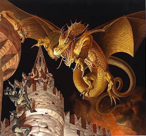 Valejo Dragons Boris Vallejo Medieval Dragon Fantasy Arts Lair
